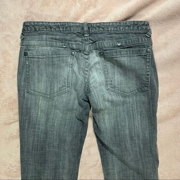 Free People Mid Rise Grey Wash Straight Leg Jeans 27 - Picture 8 of 8